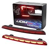 IJDMTOY Refletor De Para Choque Traseiro De LED Completo Substitui Luzes LED Compatíveis Com Honda Civic Sedan 2022 Funcionam Como Lanternas Traseiras Freio E Neblina Traseira Lente Vermelha