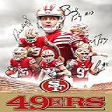 Ikonic Fotohaus Brock Purdy Christian McCaffrey George Kittle Deebo Samuel Nick Bosa Autografado Foto Autografada Arte De Parede Decoração De Casa