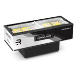 Ilha Expositor Vidro 2 Metros Congelados Vanguard Refrimate