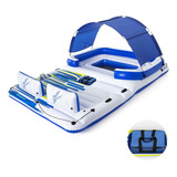 Ilha Flutuante Inflavel Tropical
