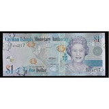 Ilhas Cayman Bela Cédula De 1 Dollar Fe Rainha
