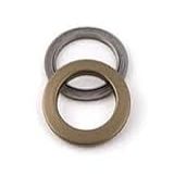 Ilhos 19mm Redondo Ouro Velho Pvc 100 Pares