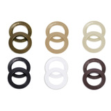 Ilhós Para Cortina Redondo Diversas Cores kit 100 Pares