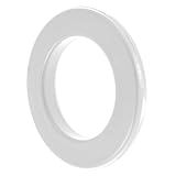 ILHOS PLASTICO 28MM REDONDO KIT -20 PC--BRANCO