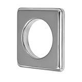 ILHOS PLASTICO QUADRADO 19MM KIT -20 PC--CROMADO