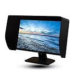 Ilooker 20e 19~50.8 Cm Lcd Led Para Monitor De Vídeo Para-sol Para Dell Hp Viewsonic Philips Samsung Lg Eizo Nec Asus Acer Benq Aoc Lenovo, Serve Para Monitor De Largura De Moldura De 455-480 Mm