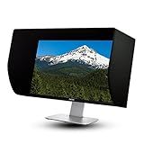 Ilooker 22e 21 ~ 55.9 Cm Lcd Led Monitor De Vídeo Para-sol Para-sol Para Dell Hp Viewsonic Philips Samsung Lg Eizo Nec Asus Acer Benq Aoc Lenovo, Serve Para Monitor Largura Da Moldura 505-525 Mm
