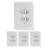 Ilumi Kit 4 Tomada Dupla 2 De 2P T 20A 250V Ilumi Cor Branco