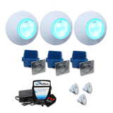 Iluminação Completa Para Piscina De Fibra Com 3 Pontos