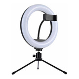 Iluminação Ring Light Anel De Luz Led Selfie Maquiagem 20 Cm