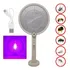 Iluminação Uv Raquete Elétrica Atrai Extermina Pernilongos