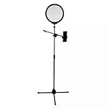 Iluminador De LED Redondo Com Tripé E Braço Articulado Para Celular Fotos E Vídeos
