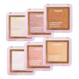 Iluminador Facial Compacto Ruby Rose 6 Opções Cores Lindas