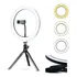 Iluminador Led 20cm Suporte Usb Luz Celular Foto Filmagens Cor Da Estrutura Preto Cor Da Luz Branco-neutro 110v/220v