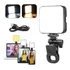 Iluminador Led Bicolor Greika 5w Com Suporte Para Celular Cor Da Estrutura Preto 110v/220v