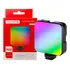 Iluminador Led Mini Luz De Led Rgb Para Videos 5600k Tomate Estrutura Preto 4.5