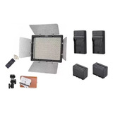 Iluminador Led Yongnuo Yn 600 Il 2 Baterias 2 Carregador