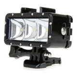 Iluminador Luz Led Gopro Mergulho Flash Sj4000 Prova Da Água