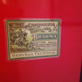 Imã De Geladeira Rótulos Cerveja Brahma
