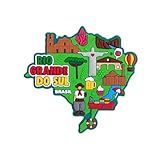 Imã Do Rio Grande Do Sul - Imã De Geladeira Emborrachado