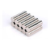 Imã Neodímio Mini 4x2 Redondo Pequeno 4mmx2mm N35 50 Peças