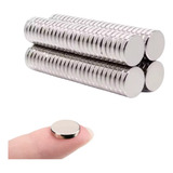 Ímã Neodímio N35 Disco 10x2mm Força 1 2kg 100pçs