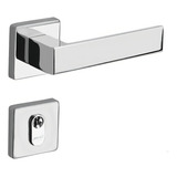 Imab Basic Tess Fechadura Porta Externa Cromada 40 Mm C cilindro