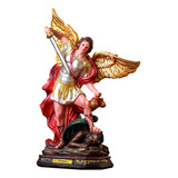 Imagem Anjo São Miguel Resina 30cm Cor Colorido