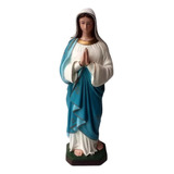 Imagem Da Virgem Maria Em Gesso 62cm