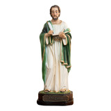 Imagem De São Lucas 20cm Resina