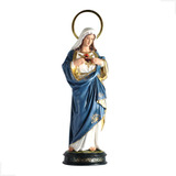 Imagem Escultura Nossa Senhora Imaculado Coração De Maria