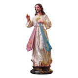 Imagem Jesus Misericordioso Resina 30cm Cor Colorido