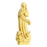 Imagem Nossa Senhora Conceição 20 Cm Madeira Estatua Santo