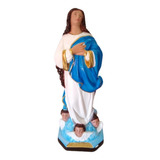 Imagem Nossa Senhora Da Conceição Imaculada 30cm Gesso