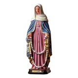 Imagem Nossa Senhora Das Lágrimas 30cm Resina Cor Colorida