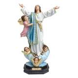 Imagem Nossa Senhora De Assunção Resina 20 Cm Santa Estatua