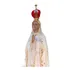 Imagem Nossa Senhora De Fátima Gesso Maciço Coroa Terço 40cm