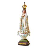 Imagem Nossa Senhora De Fátima Resina 23cm Cor Colorida