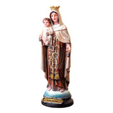 Imagem Nossa Senhora Do Carmo Resina 20cm Cor Colorida