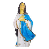 Imagem Nossa Senhora Imaculada Conceição 105 Cm Base Madeira