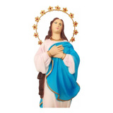 Imagem Nossa Senhora Imaculada Conceição 27 Cm Aro Pedras