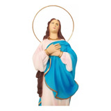 Imagem Nossa Senhora Imaculada Conceição 27cm Aureola Metal