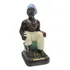 Imagem Pai Cambinda 20cm Preto Velho Gesso Escultura Umbanda