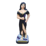 Imagem Pombagira Maria Quiteria Gesso 20cm Pomba Umbanda