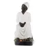 Imagem Preta Velha Batismo 20 Cm Gesso Escultura Umbanda