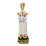 Imagem Religiosa De Nossa Senhora De Salette Em Resina 23 Cm Cor Colorido