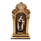 Imagem Santa Teresa D ávila Resina Capela Oratorio Madeira