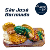 Imagem São José Dormindo 12cm Resina Perfeito 