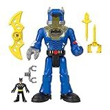 Imaginext DC Super Friends Robô Batman Insider Exotraje De 30 Cm Com Luzes Sons E Figura Para Crianças A Partir De 3 Anos