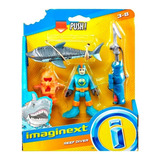 Imaginext Mergulhador De Recife Com Tubarão Fisher price